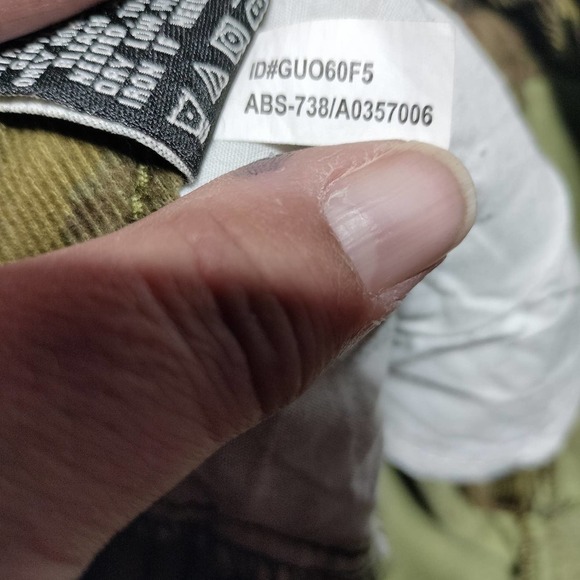 ABS By Allen Schwartz camouflage corduroy pants skinny size 6 , jean size 28 - Picture 7 of 7